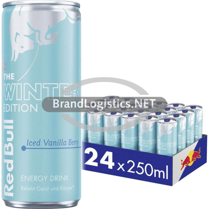 Red Bull Winter Edition Iced Vanilla Berry Tray 24×250 ml DPG E-Commerce