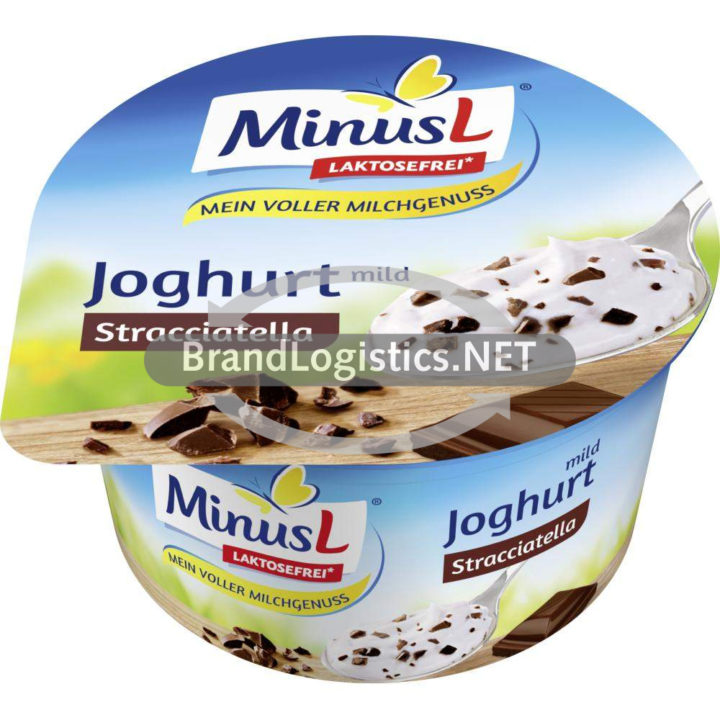 MinusL Fruchtjoghurt mild mit Stracciatella-Zubereitung 150 g