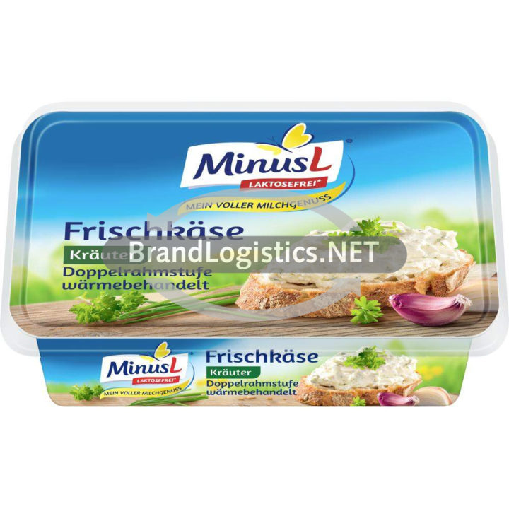 MinusL Frischkäse Kräuter Doppelrahmstufe 200 g