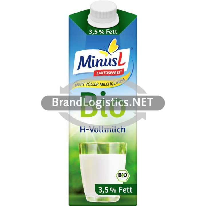 MinusL Bio H-Vollmilch 3,5 % Fett 1l