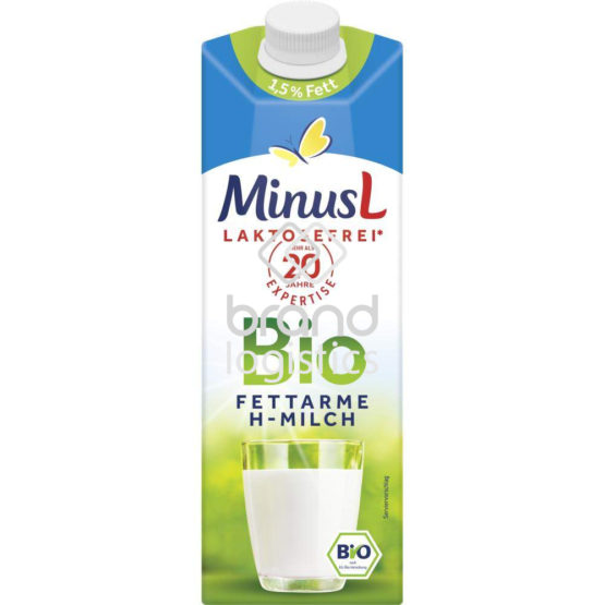 MinusL Bio H-fettarme Milch 1,5 % Fett 1l