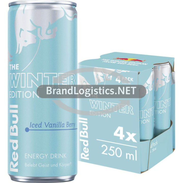 Red Bull Winter Edition Iced Vanilla Berry 4×250 ml DPG E-Commerce