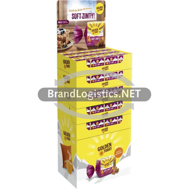 Lieken Golden Toast Soft Zimty 1/4CH Display 60×375 g