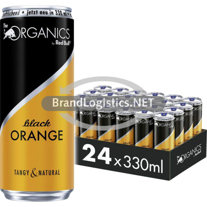 ORGANICS Black Orange by Red Bull 330ml 24er Tray DPG E-Commerce