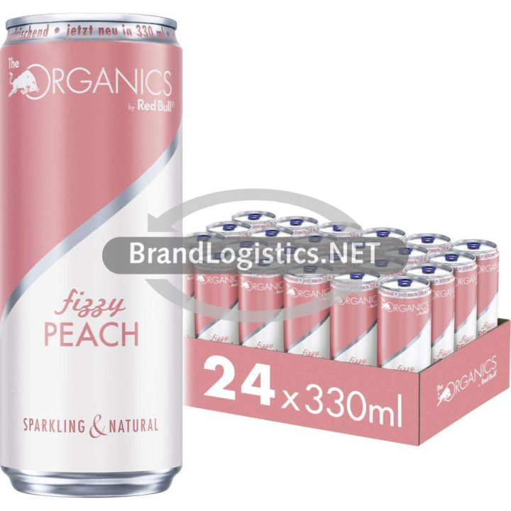 ORGANICS Fizzy Peach by Red Bull 330ml 24er Tray DPG E-Commerce