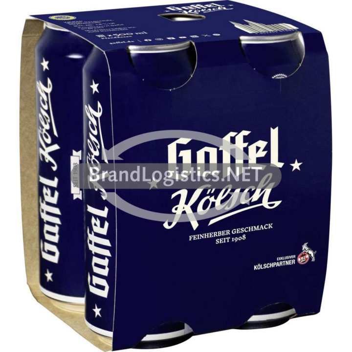 Gaffel Kölsch Dose 4×0,5 l EW Fourpack