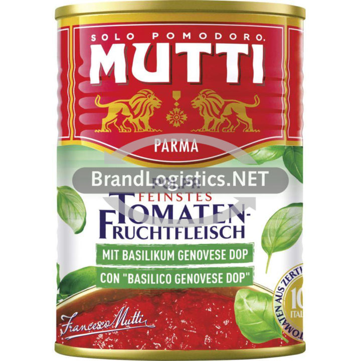 MUTTI “Polpa Fine” Feinstes Tomatenfruchtfleisch mit Basilikum 400 g