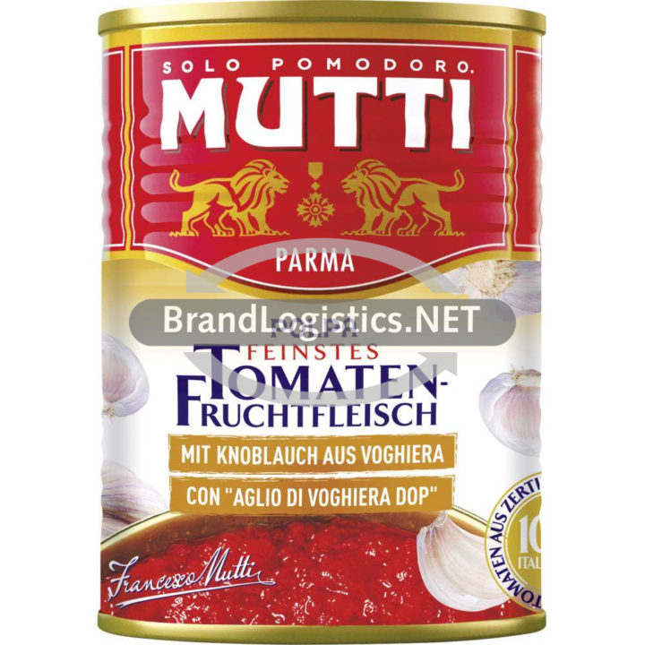 MUTTI “Polpa Fine” Feinstes Tomatenfruchtfleisch mit Knoblauch 400 g