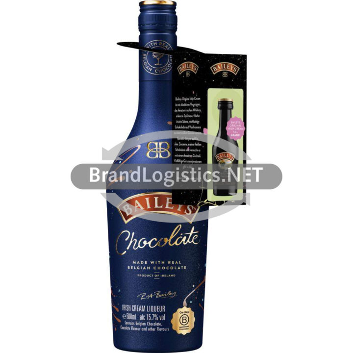 Baileys Chocolate Irish Cream Liqueur 15,7 % vol. 0,5 l + Original Tip-On