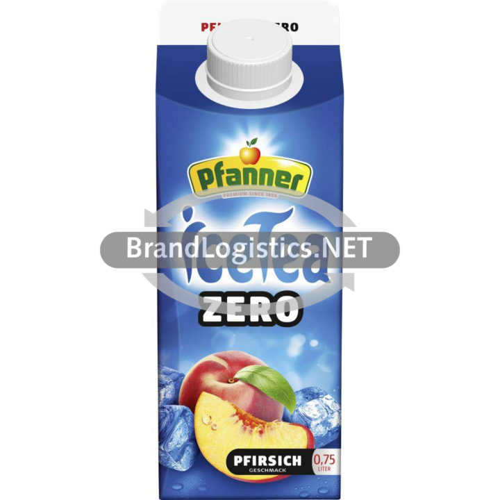 Pfanner Eistee Pfirsich Zero 0,75 l Elo