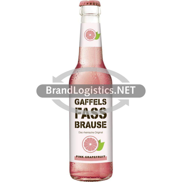 Gaffels Fassbrause Pink Grapefruit Flasche 0,33 l