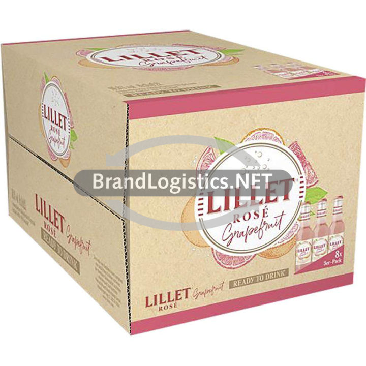 Lillet Rosé Grapefruit 10,3% vol. Karton 8x3x0,2 l