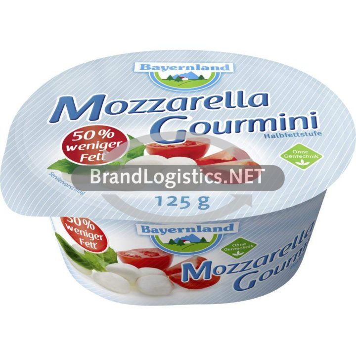 Bayernland Mozzarella Gourmini Halbfett VLOG 125 g