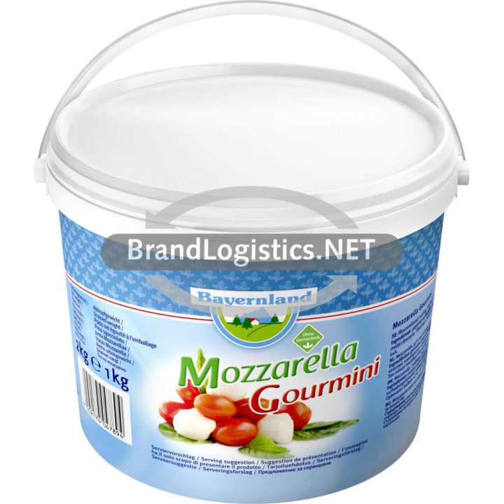 Bayernland Mozzarella Gourmini VLOG Eimer 1 kg