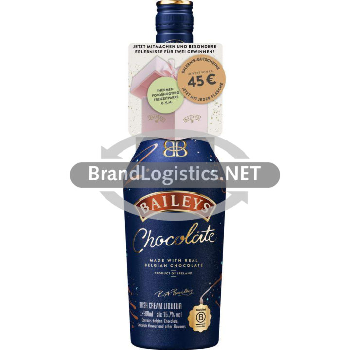 Baileys Chocolate Irish Cream Liqueur 15,7 % vol. 0,5 l + Tip-On