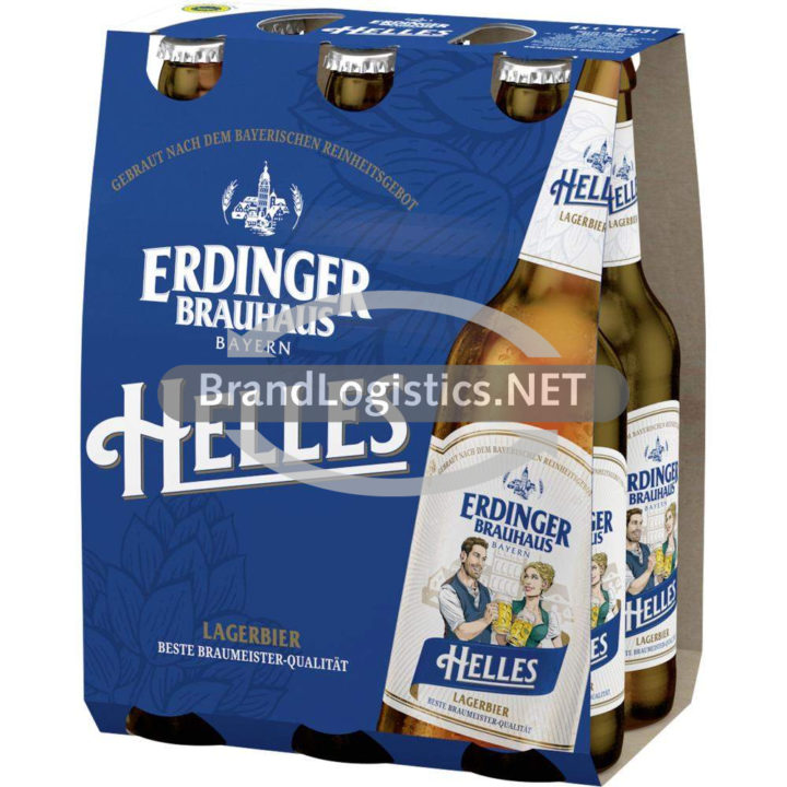 ERDINGER Brauhaus Helles Sixpack 6×0,33 l