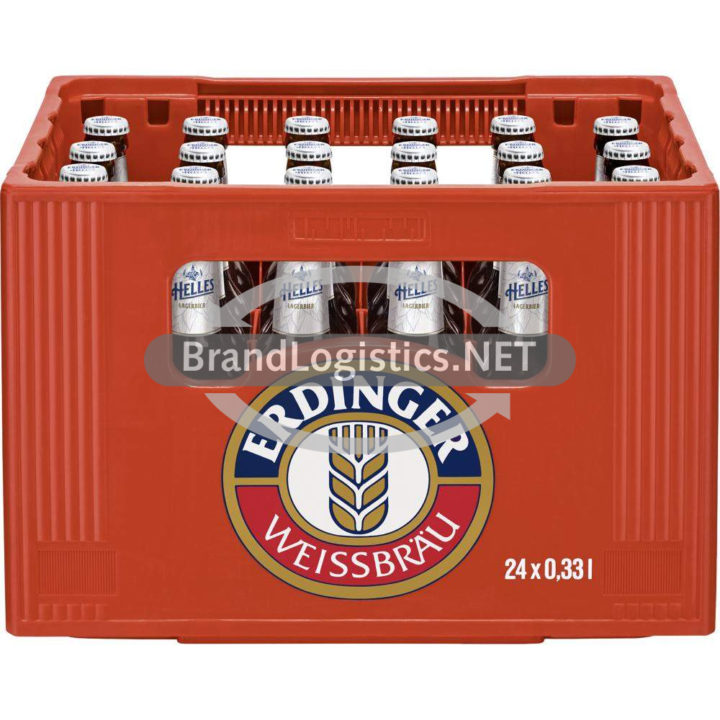 ERDINGER Brauhaus Helles Modul-Kasten 24×0,33 l