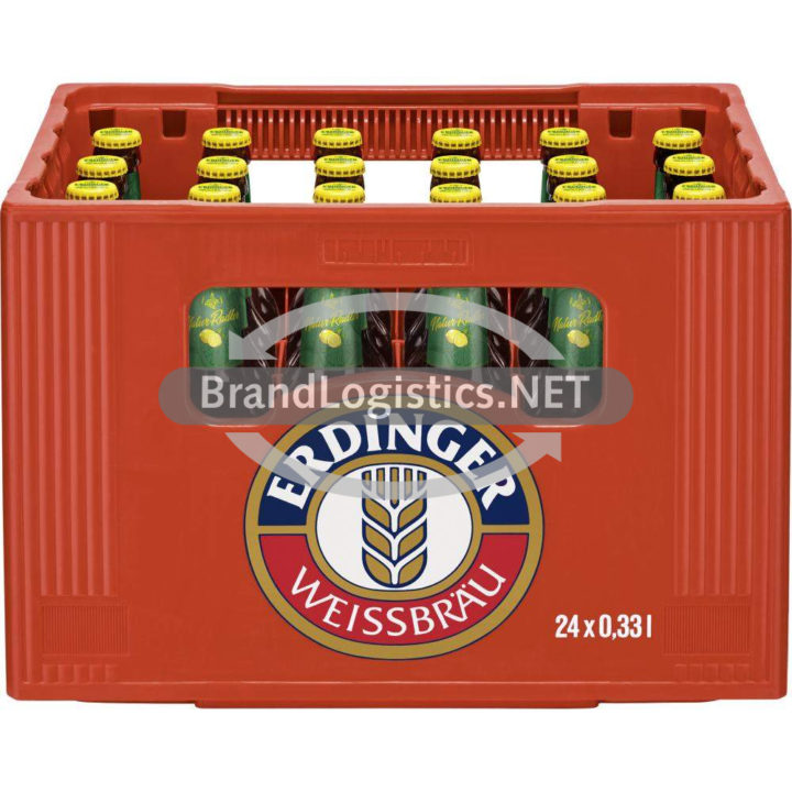 ERDINGER Brauhaus NaturRadler Modul-Kasten 24×0,33 l