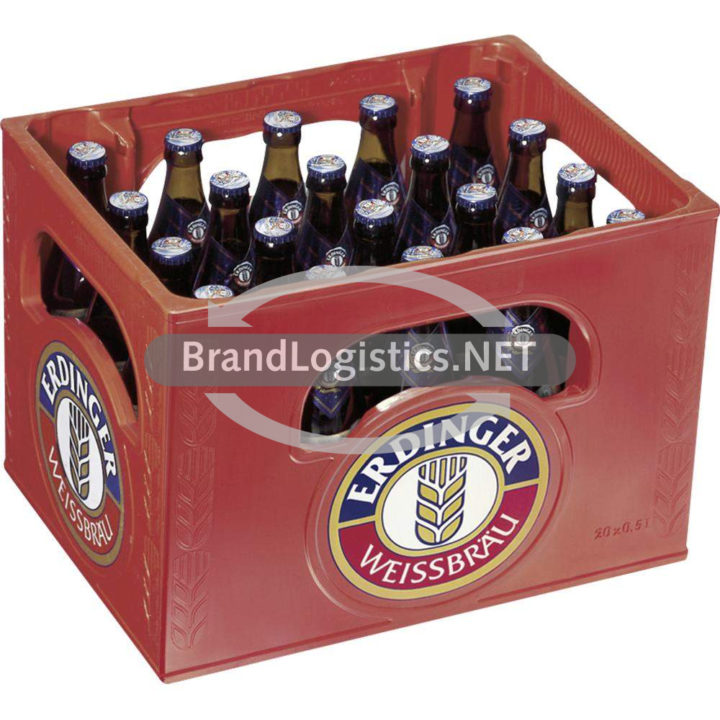 ERDINGER Schneeweiße Modul-Kasten 20×0,5 l