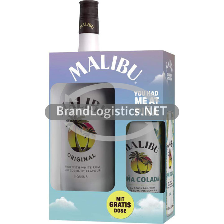 Malibu 18% 0,7 l + Gratis Pina-Colada