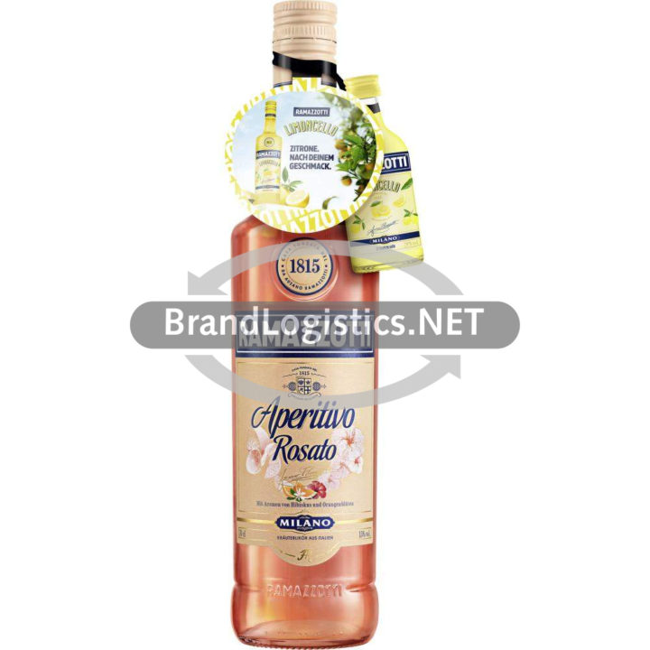 Ramazzotti Rosato 15% 0,7 l + Gratis Limoncello Mini 0,05 l