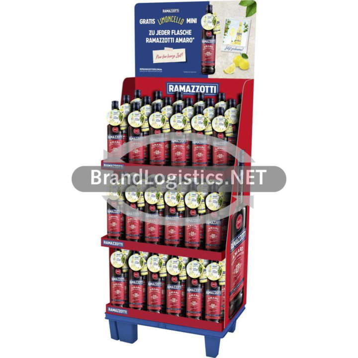 Ramazzotti Amaro 30% 0,7 l + Gratis Limoncello Mini 0,05 l Frühjahrs Promotion 2025 54er Display