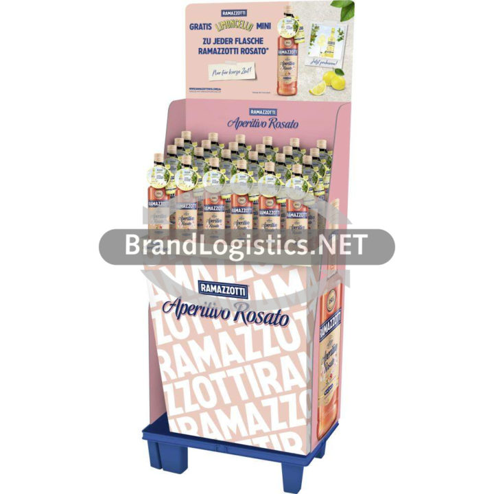 Ramazzotti Rosato 15% 0,7 l + Gratis Limoncello Mini 0,05 l Frühjahrs Promotion 2025 24er Display