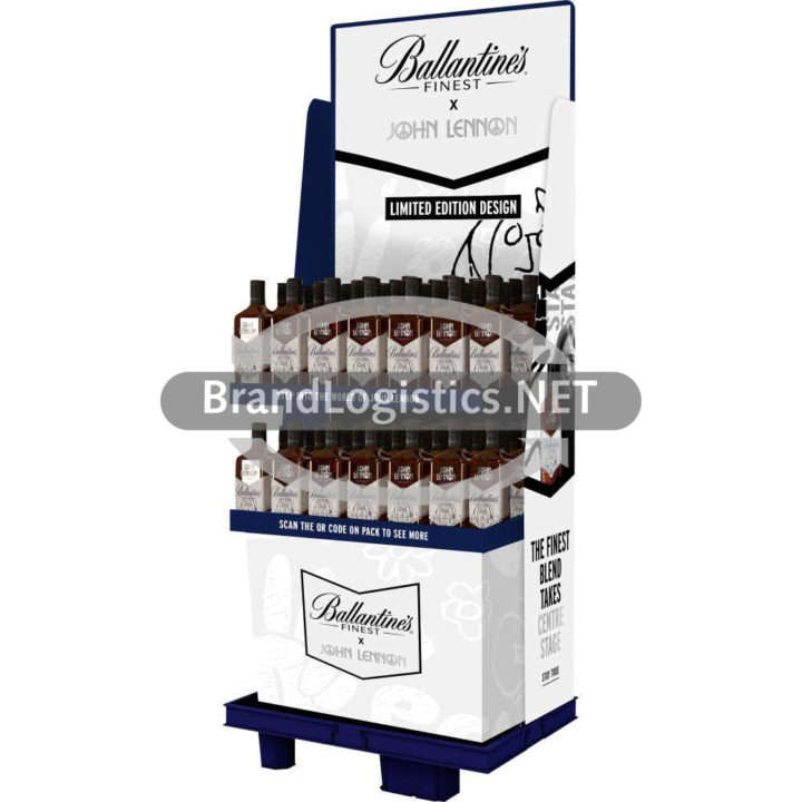 Ballantine’s Finest 40% Limited Edition John Lennon 0,7 l Frühjahrs Promotion 2025 48er Display