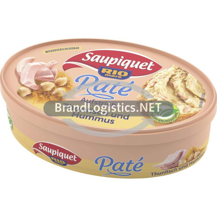 Saupiquet Rio Mare Paté Aufstrich Thunfisch und Hummus 115 g