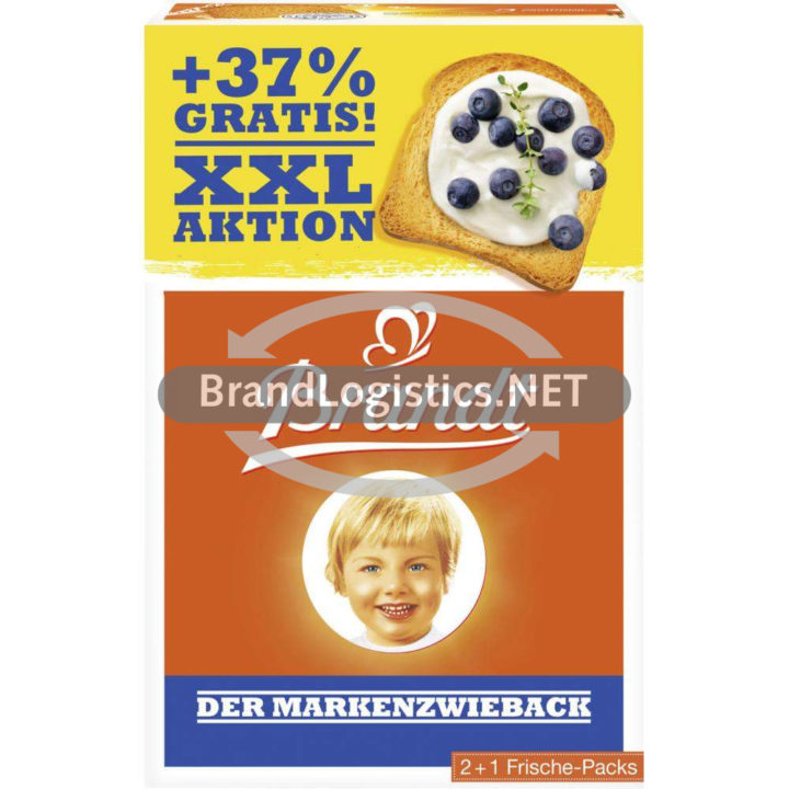 Brandt Der Markenzwieback 225g +37% Gratis