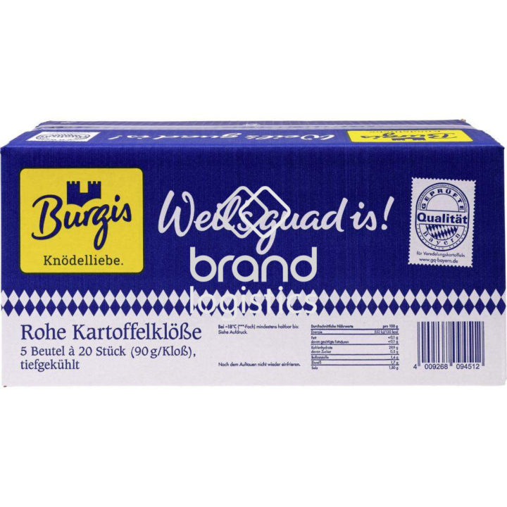 Burgis Kartoffelklöße 100×90 g