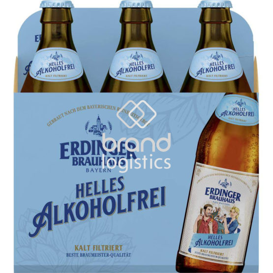 ERDINGER BRAUHAUS Helles Alkoholfrei 6×0,5 l