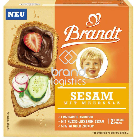 Brandt Zwieback Sesam mit Meersalz 200 g