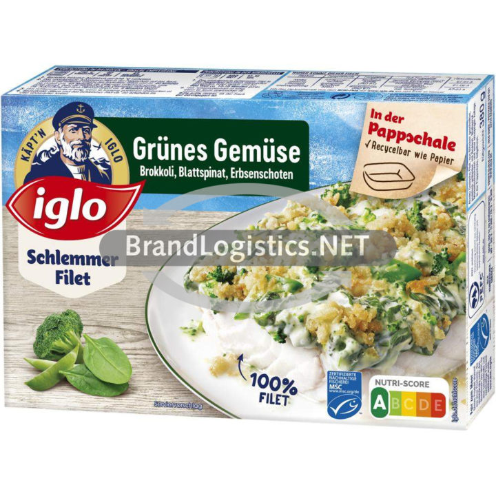 iglo Schlemmer-Filet Grünes Gemüse 380 g