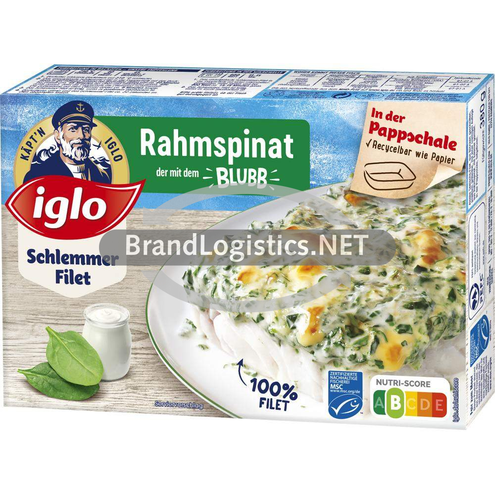 iglo Schlemmer-Filet Rahmspinat 380 g - Markenshop