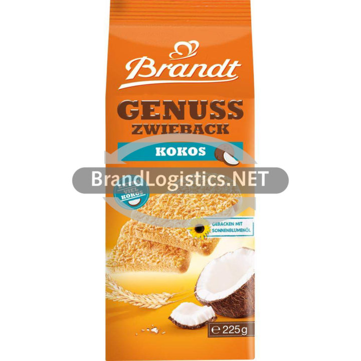Brandt Genuss Zwieback Kokos 225 g