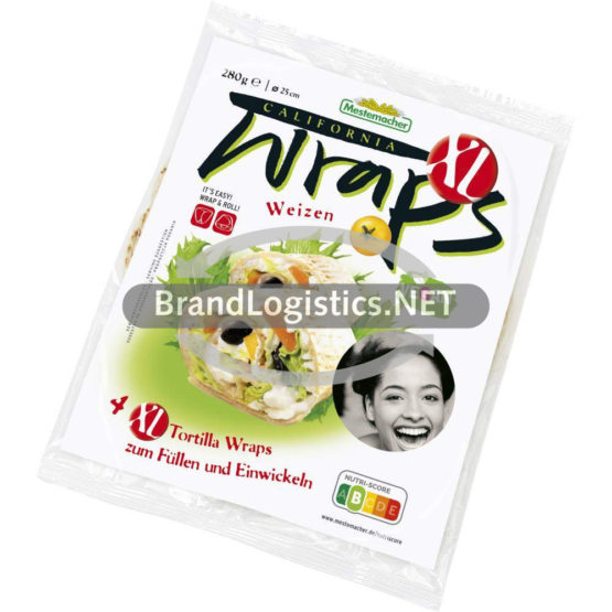 Mestemacher California Wraps Weizen XL 280 g