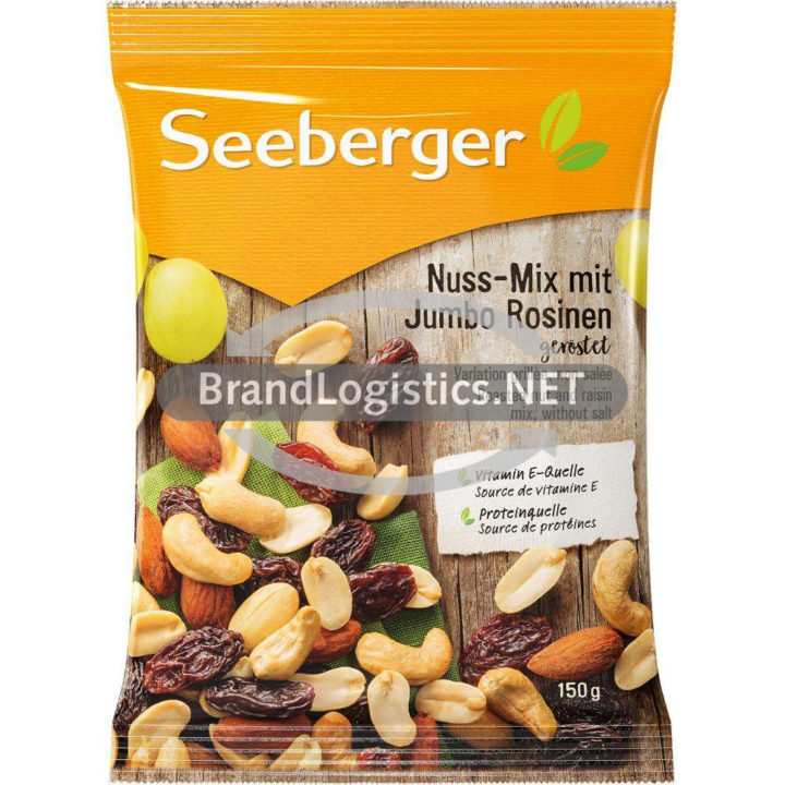Seeberger Nuss-Mix mit Jumbo Rosinen 150 g