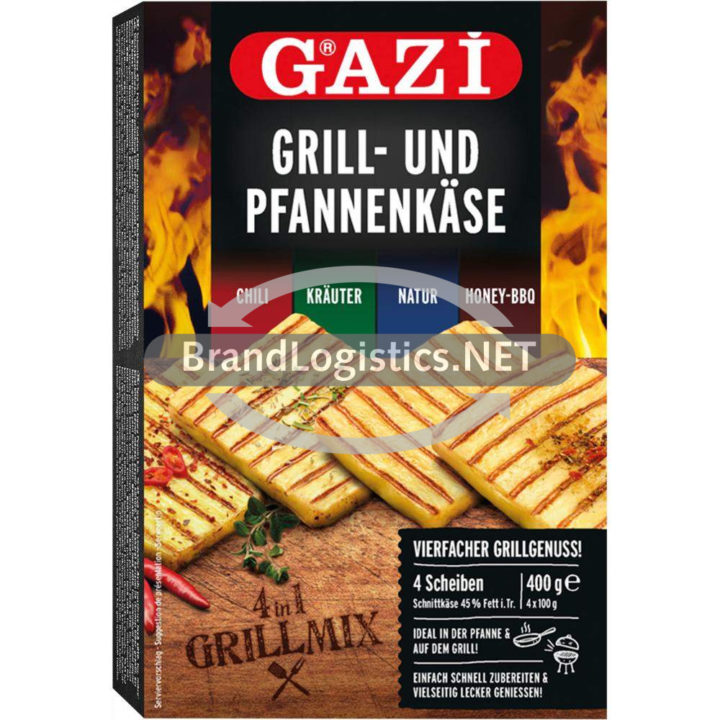 GAZİ Grill- und Pfannenkäse 4 in 1 Grillmix 400 g