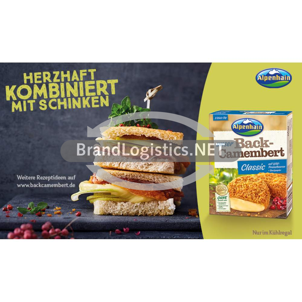 Alpenhain Back-Camembert Classic zu Schinken Markenshop - Waagengrafik 800x468
