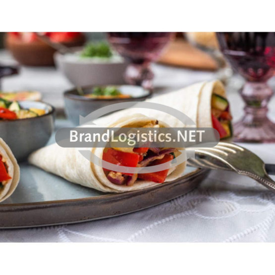 Wraps mit mediterranem Gemüse und Fetakäse