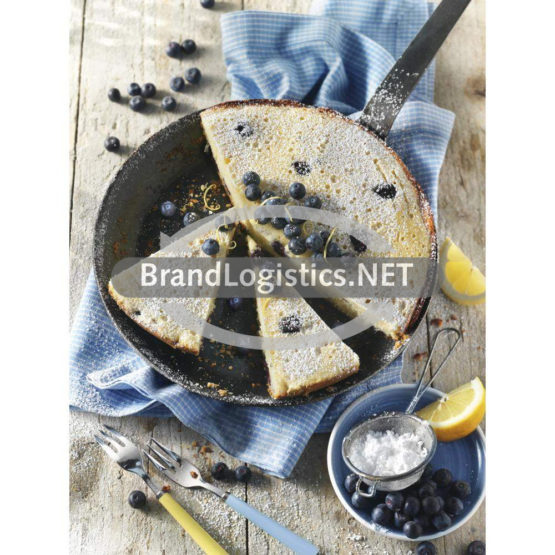 Zitronen-Heidelbeerkuchen aus der Pfanne