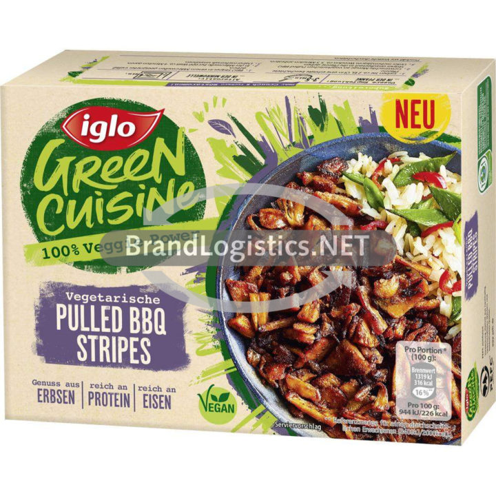iglo Green Cuisine vegetarische Pulled BBQ Stripes 200 g
