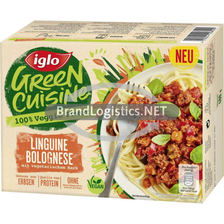 iglo Green Cuisine Linguine Bolognese mit vegetarischem Hack 400 g