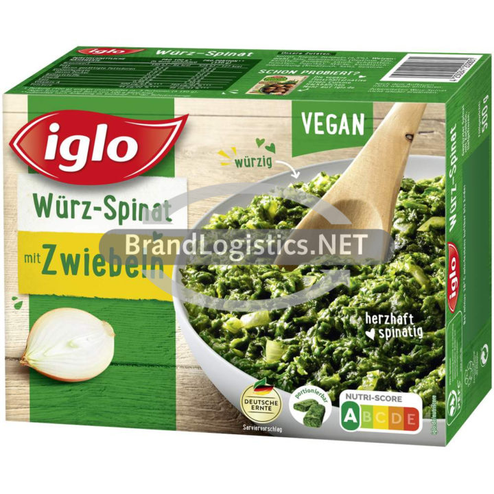 iglo Würz-Spinat mit Zwiebeln 500 g