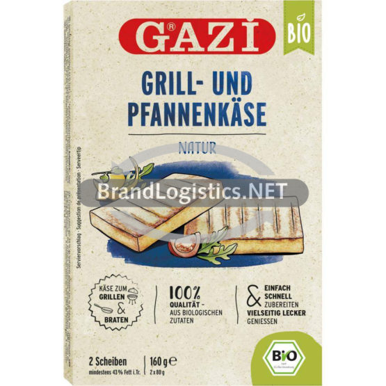 GAZi Bio Grill- und Pfannenkäse Natur 2×80 g
