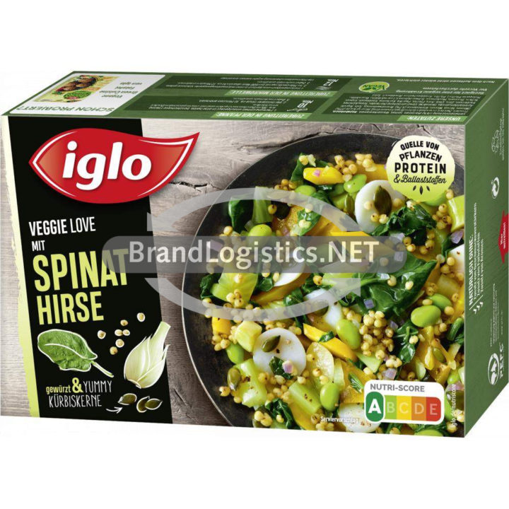 Iglo Veggie Love Spinat Hirse 400g