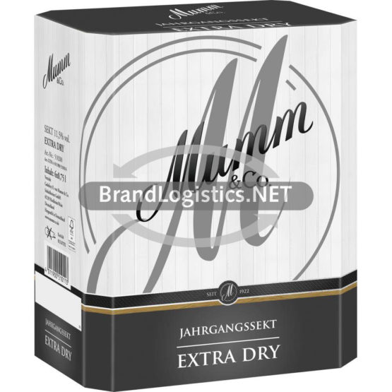 Mumm Extra Dry Jahrgangssekt 6 x 0,75 l