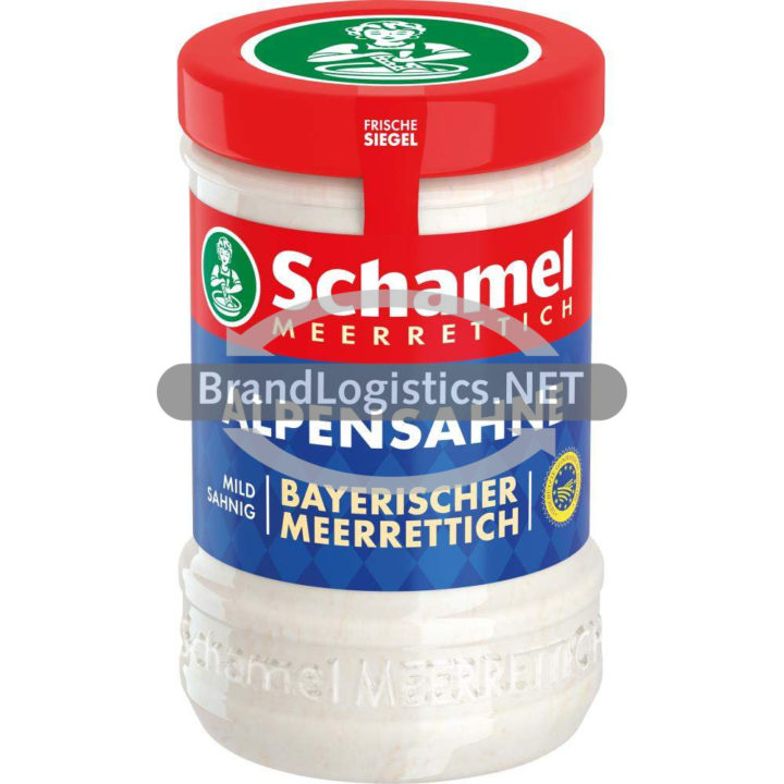 Schamel Bayerischer Meerrettich Alpensahne 135 g Glas