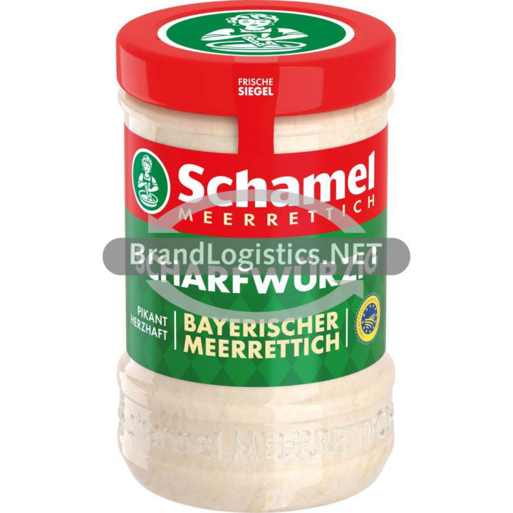 Schamel Bayerischer Meerrettich Scharfwürzig 145 g Glas